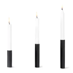 Best Kunstindustrien - Box 3 Slim Light lysetage - Sort - Højde 10 cm, 14 cm ,17 cm