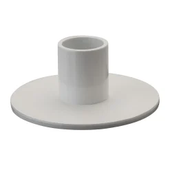 Clearance Kunstindustrien - Circle lysestage - Ø 2,2 stearinlys, base Ø8 cm - Hvid