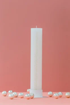 New Kunstindustrien - Kalenderlys - Guld tal - 5 x 30 cm
