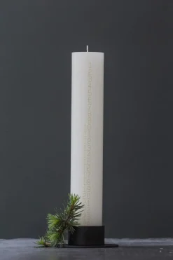 New Kunstindustrien - Kalenderlys - Guld tal - 5 x 30 cm