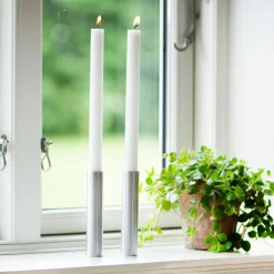 New Kunstindustrien - Slim Light lysetage rustfri stål - Højde 10 cm