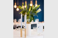 Hot Kunstindustrien - Slim Light Lysetage - Messing - Højde 10 cm