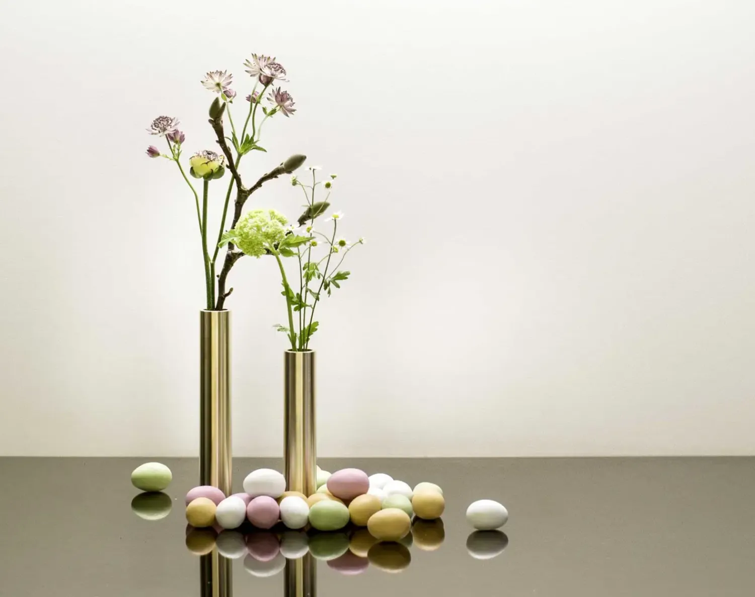 Sale Kunstindustrien - Slim Vase - Messing - Højde 14 cm