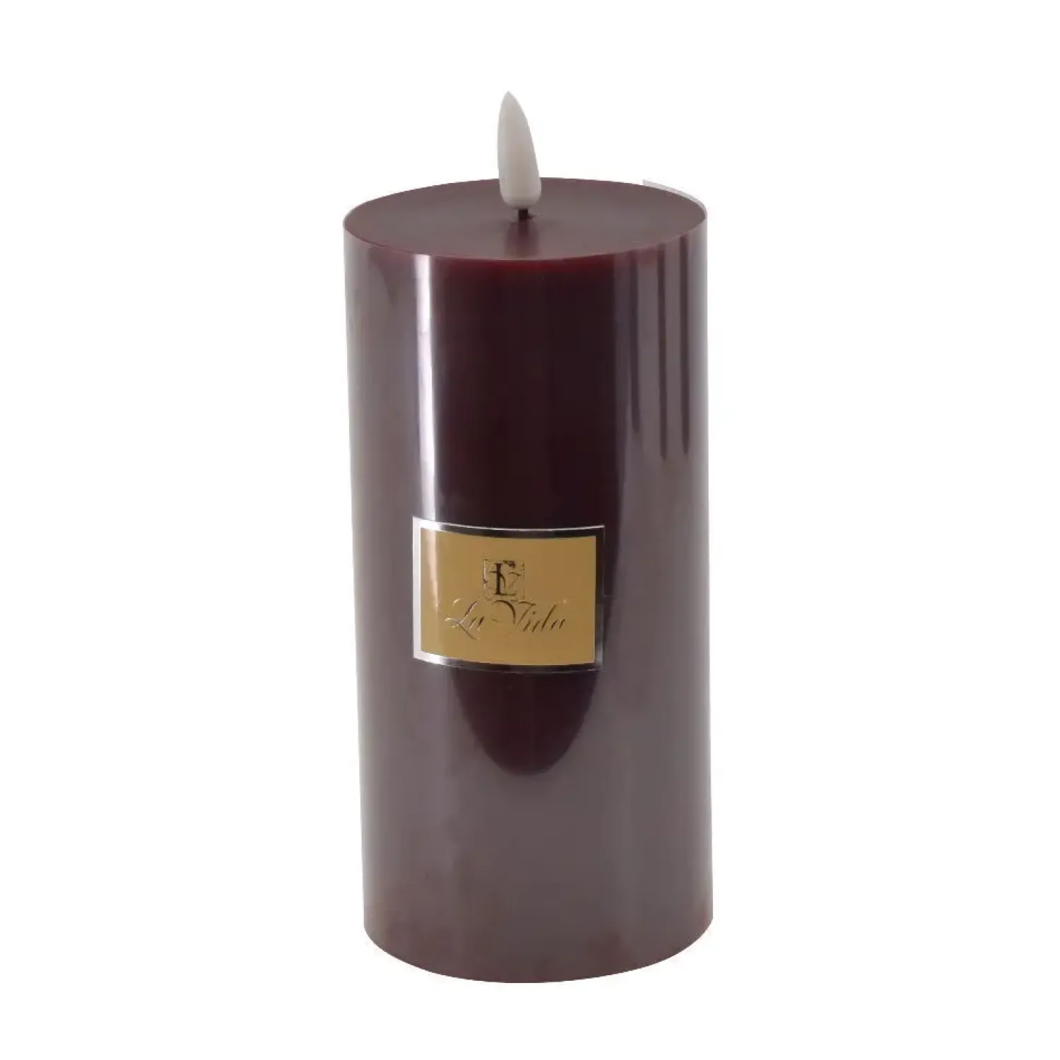 Discount La Vida - LED Bloklys Modern - Bordeaux