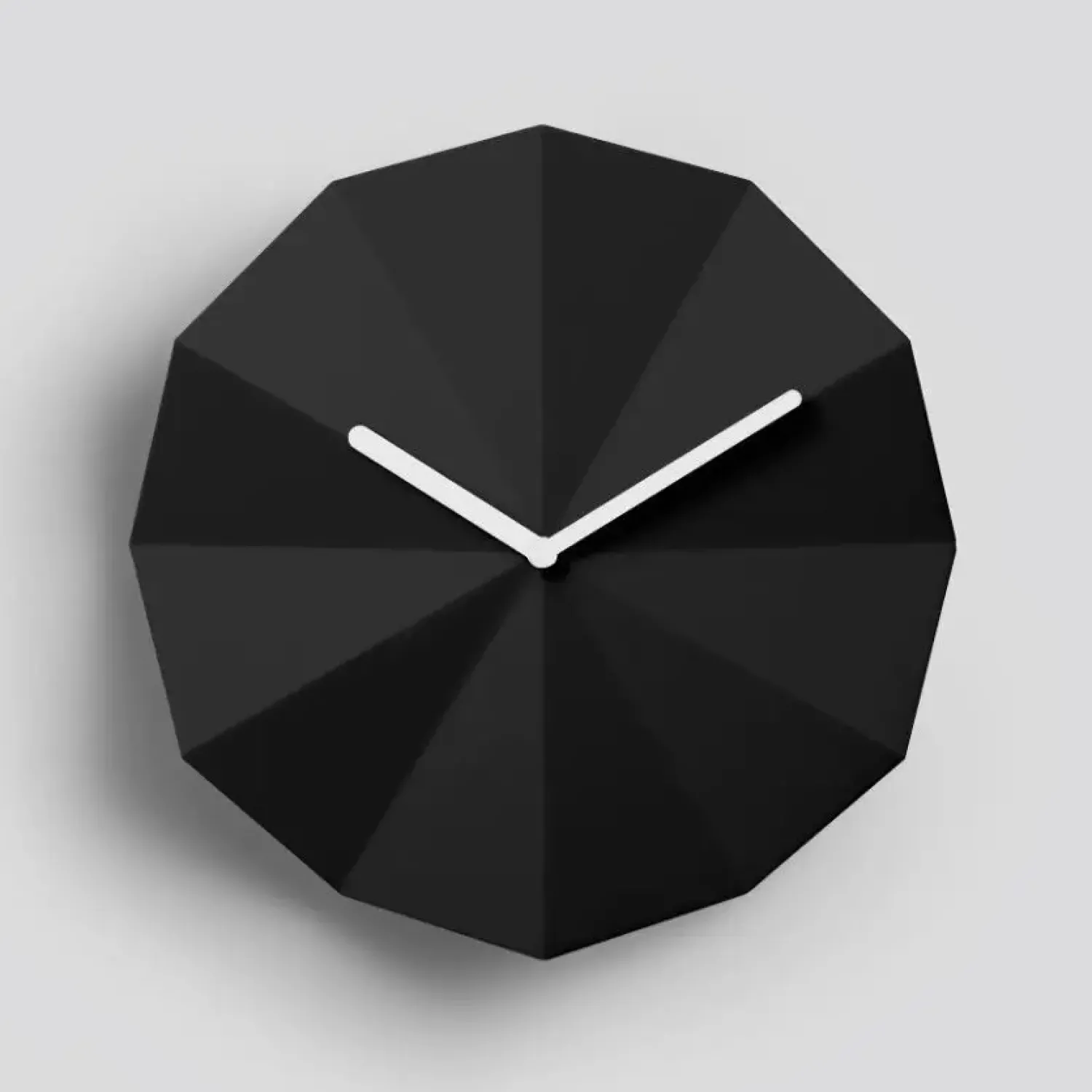 Online LAWA Design - Delta ur, sort m. hvide visere