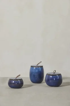 New Lene Bjerre - Amera krukke H7,5 cm. blå