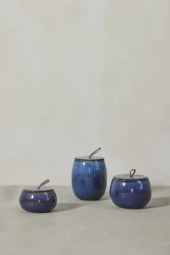New Lene Bjerre - Amera krukke H10,5 cm. blå