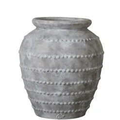 Clearance Lene Bjerre - Anna stor urtepotte Ø52 cm antik grå