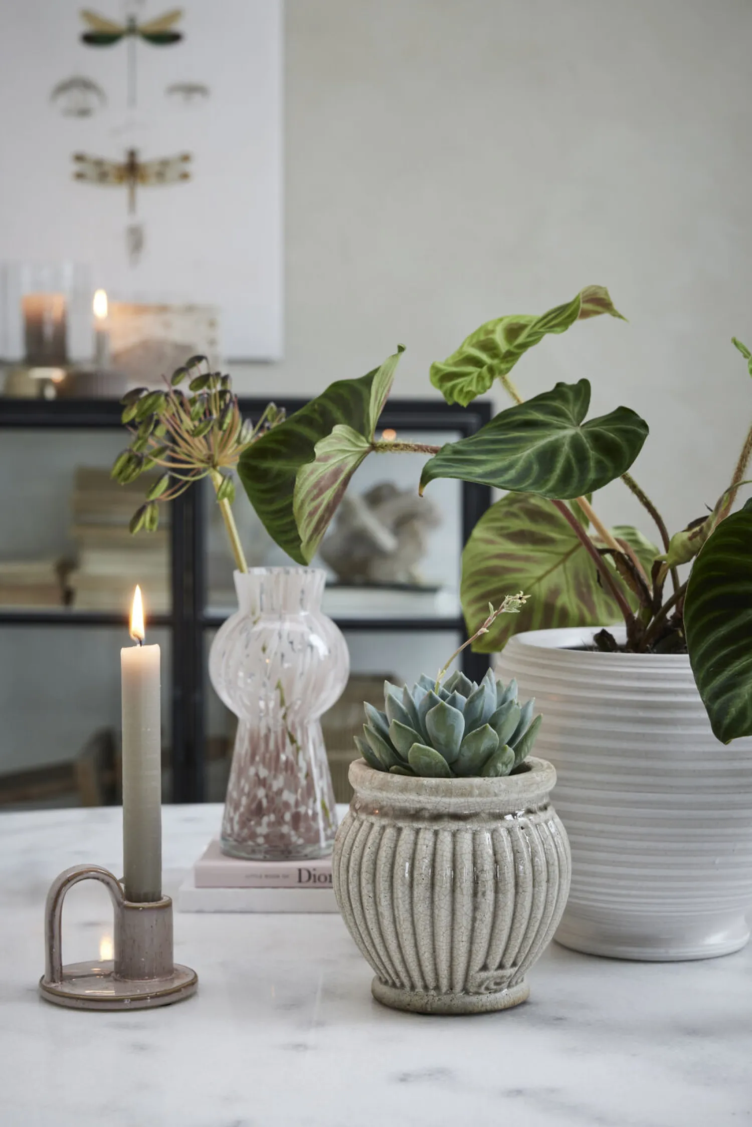 Outlet Lene Bjerre - Dorelle vase H20 cm. Gammelrosa