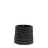 Best Lene Bjerre - Dotsie urtepotteskjuler Ø14cm sort