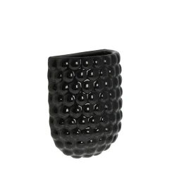 Best Lene Bjerre - Dotsie væghængt vægpotte H20 cm. sort
