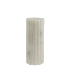 Online Lene Bjerre - Eliana lysestage 12,5cm. hvid marmor