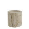 Clearance Lene Bjerre - Eliana stage til bloklys 10 cm. sand marmor