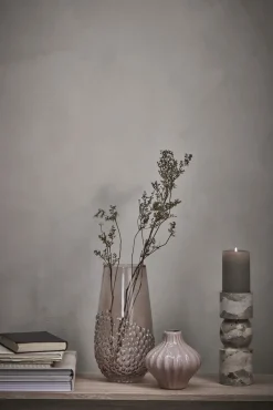 Sale Lene Bjerre - Ellia Marmor lysestage H23 cm. sand