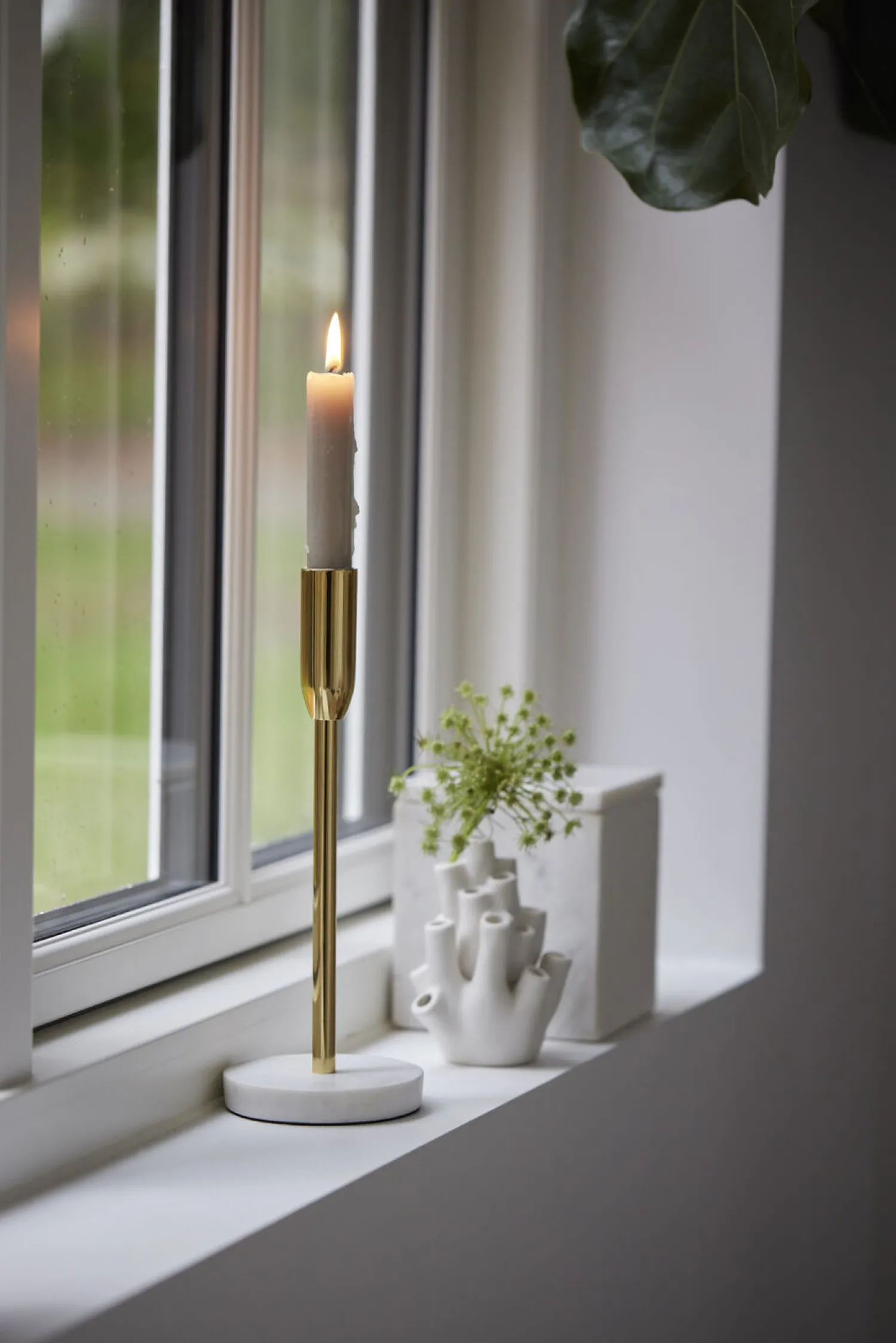 Lene Bjerre - Ellia æske H13 cm. Marmor