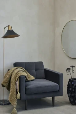 New Lene Bjerre - Hallia rundt spejl Ø80 cm. lys guld