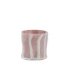 Outlet Lene Bjerre - Marelle vase/fyrfadsstage i glas 10 cm. lyserød
