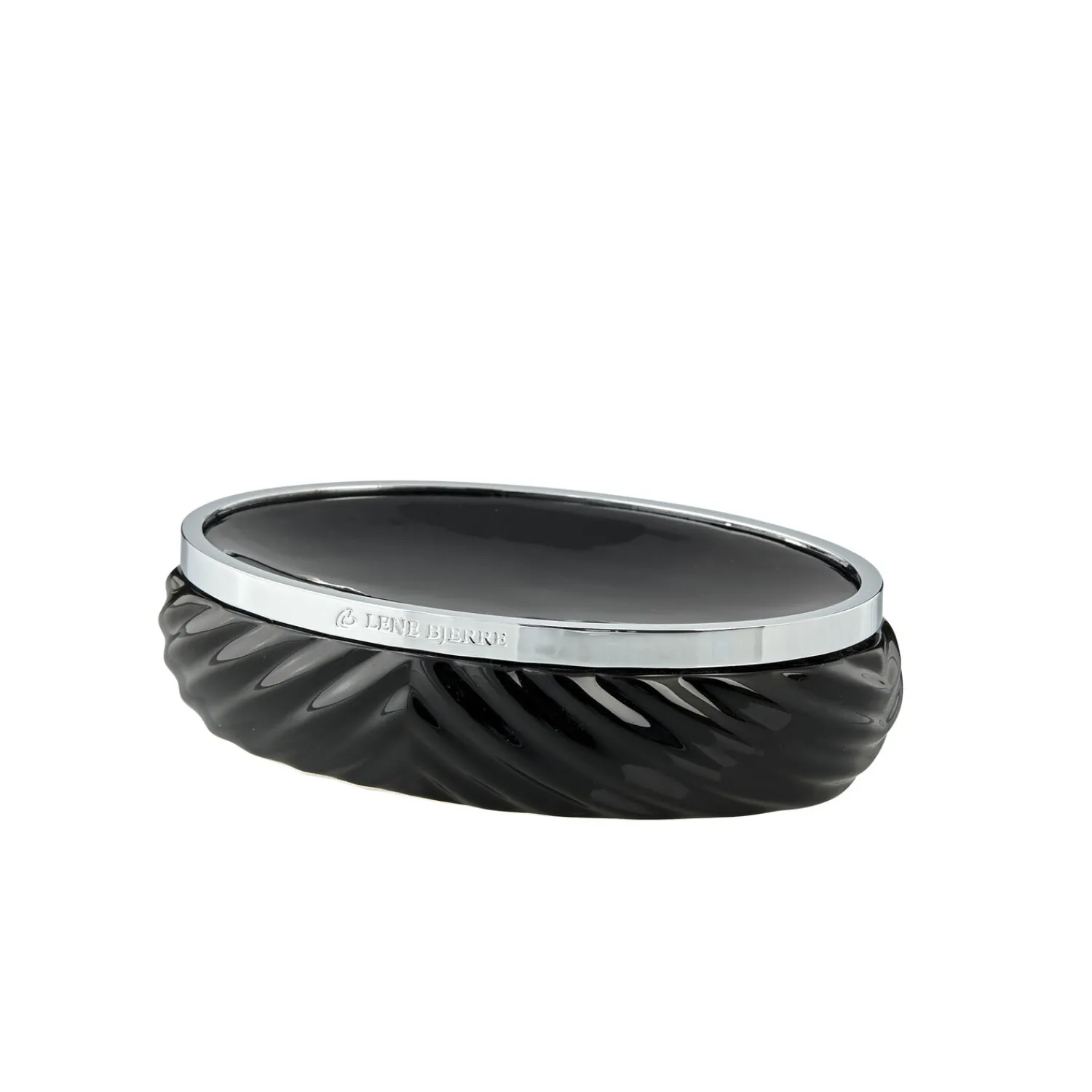 Clearance Lene Bjerre - Milda sæbeholder H3,5 cm. sort