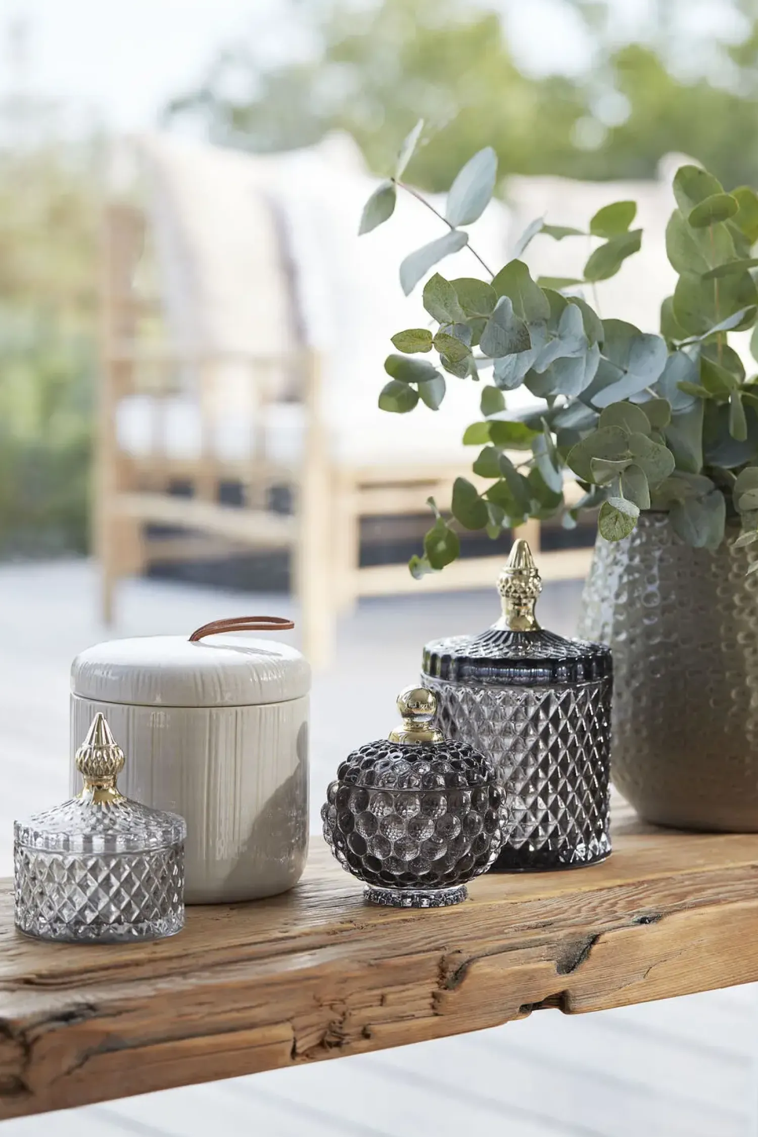 Discount Lene Bjerre - Miya krukke H10,5 cm. lysegrå