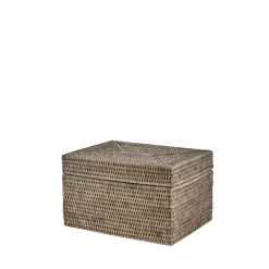 Hot Lene Bjerre - Norah æske m. låg 30x22 cm. Natur