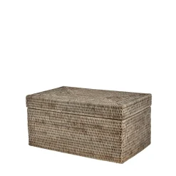 New Lene Bjerre - Norah æske m. låg 40x25 cm. Natur