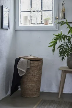 Clearance Lene Bjerre - Norah vasketøjskurv 70 cm. høj natur