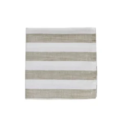 Discount Lene Bjerre - Olivia mundserviet 40x40 cm. beige stribet
