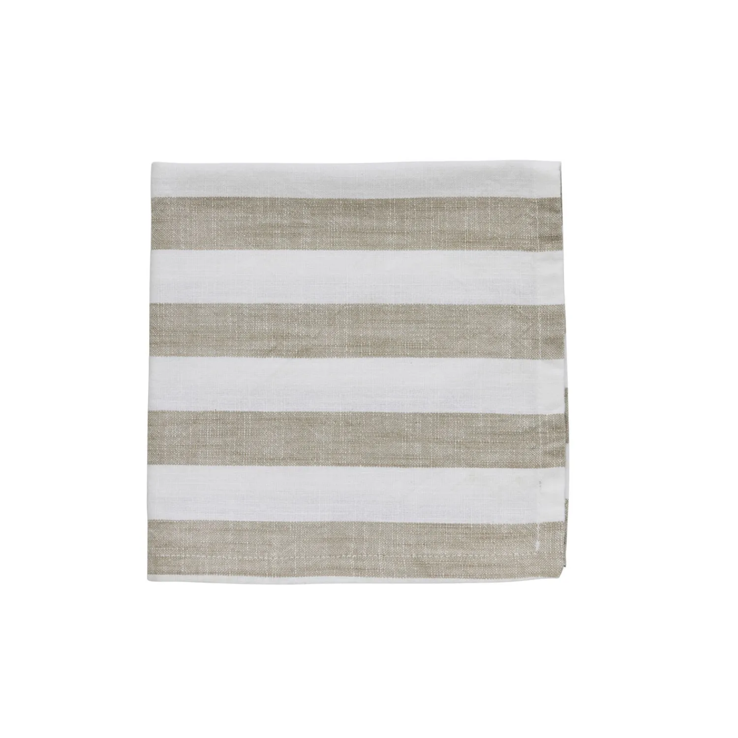 Discount Lene Bjerre - Olivia mundserviet 40x40 cm. beige stribet