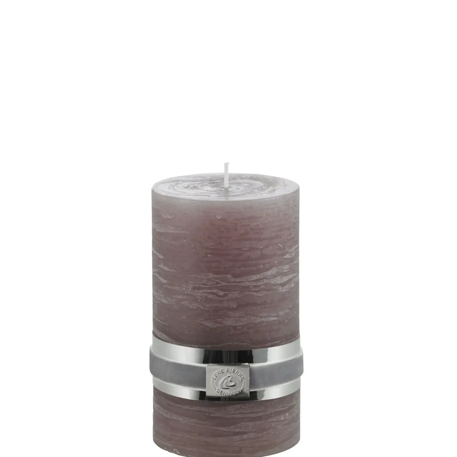 Sale Lene Bjerre - Rustic bloklys støvet aubergine mellem