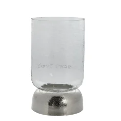 Best Lene Bjerre - Sandia stage til bloklys H28,7 cm. sølv