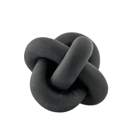 Hot Lene Bjerre - Serafina dekoration Knude H13 cm. sort