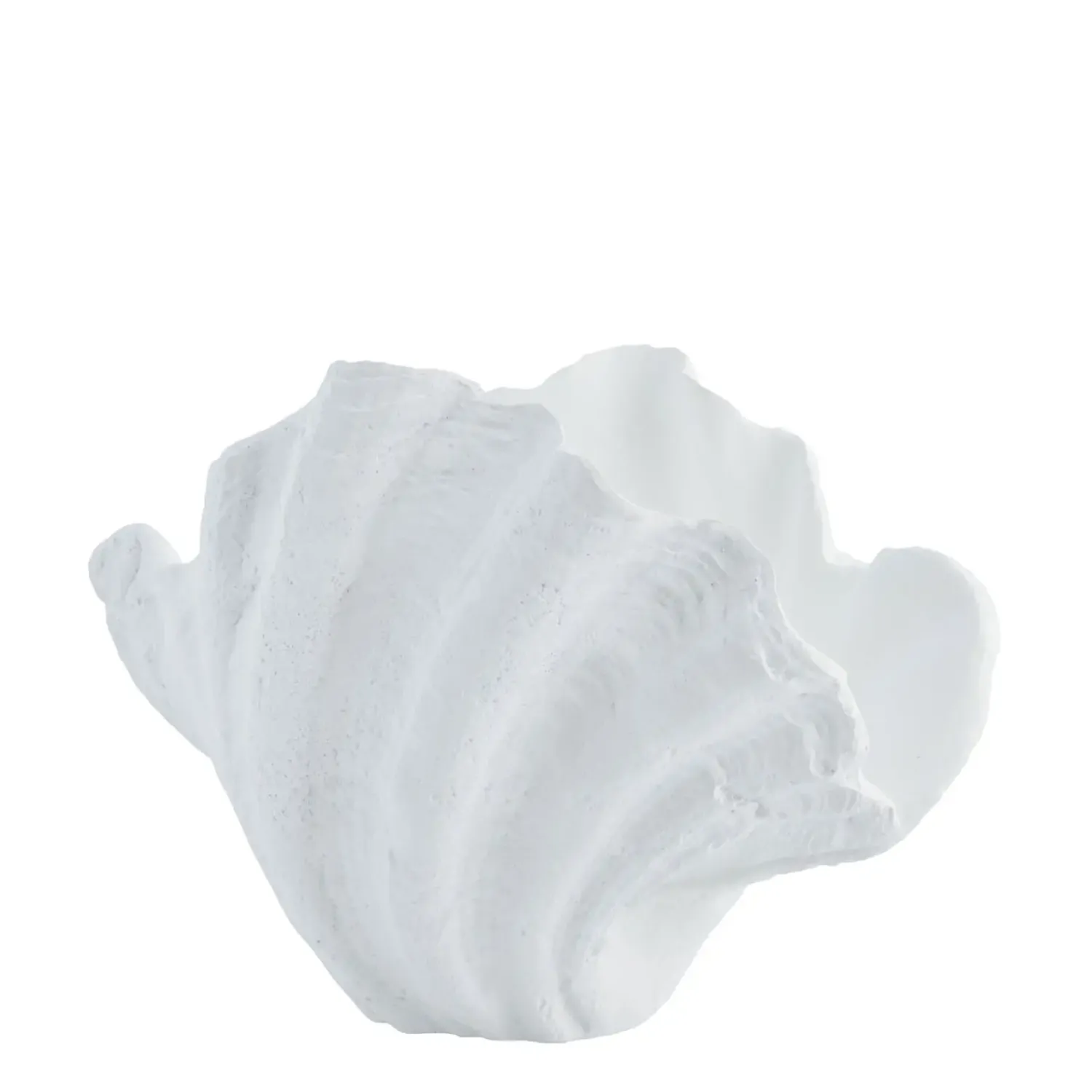 Outlet Lene Bjerre - Shella dekorationsvase H23 cm. hvid