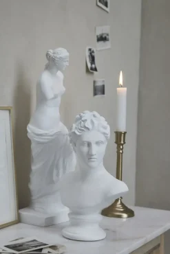 Outlet Lene Bjerre - Statia skulptur H46,2 cm. hvid