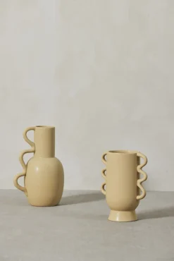 Lene Bjerre - Suselle vase H25,5 cm. lysegul