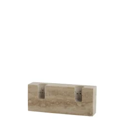 Best Lene Bjerre - Travina lysestage 6 cm. sand marmor