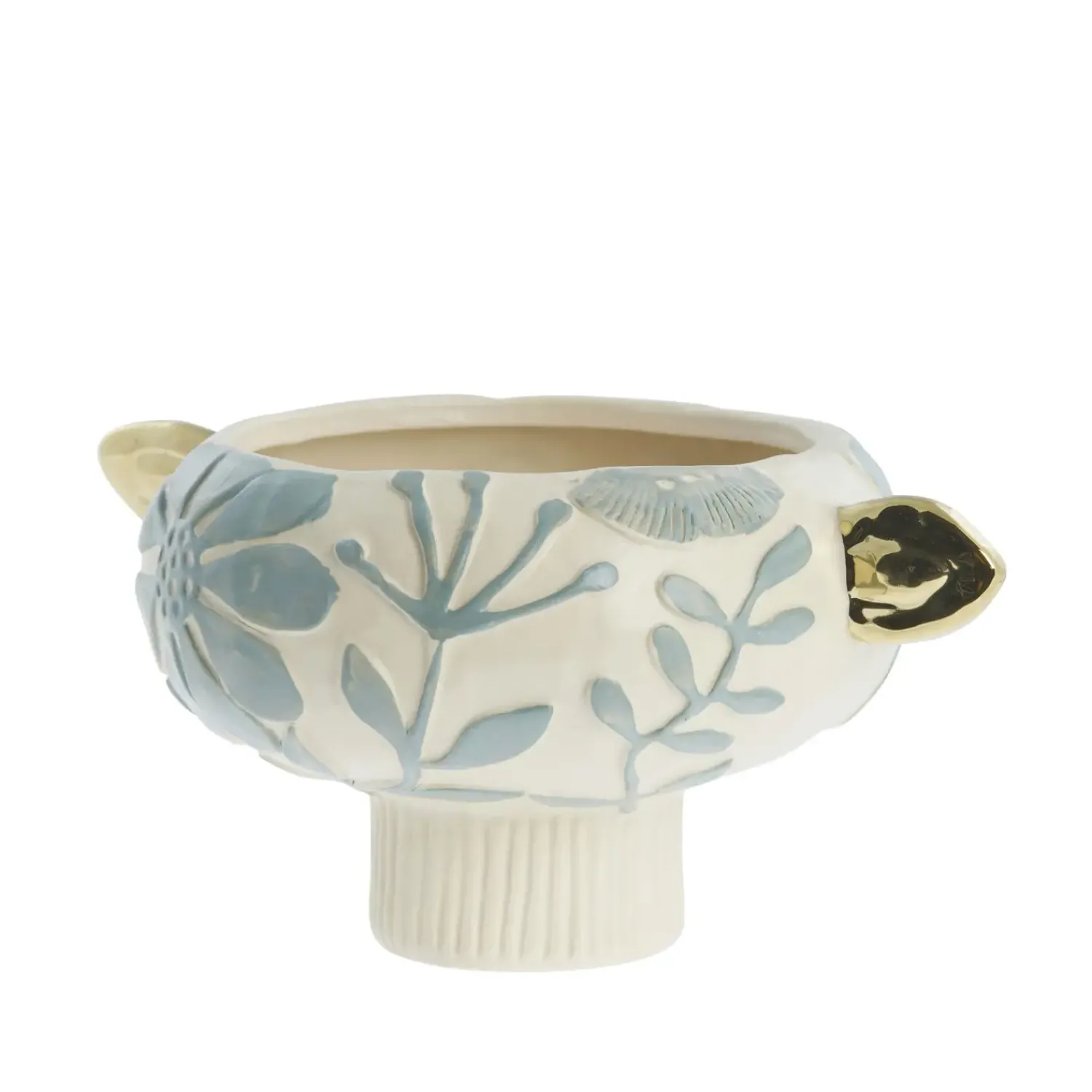 Sale Lene Bjerre - Valentina skjuler i keramik 30x22 cm. mint/guld