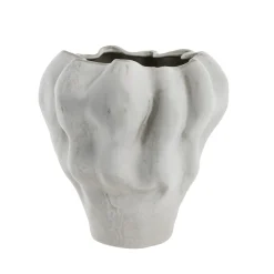 New Lene Bjerre - Viola vase i stentøj 33x33 cm. hvid
