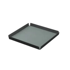 LindDNA bakke - Tray square small (nupo pastel green/alu anthracite)