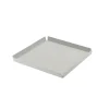 Discount LindDNA bakke - Tray square small (nupo metallic/alu metallic)