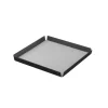 Online LindDNA bakke - Tray square small (nupo metallic/alu anthracite)