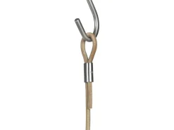 Outlet LindDNA bøjlestang - Swing 80 cm (black oak/black lether cord)
