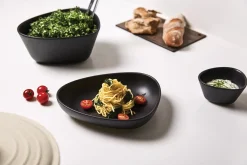 Discount LindDNA - Stoneware Bowl M, Black