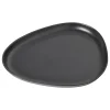 Outlet LindDNA - Stoneware Platter Plate, Black