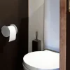 LindDNA - Toiletrulleholder - Nupo Black/ Alu Black