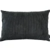 New Louise Smærup - Pude Corderoy - Dark Grey (80x50 cm)