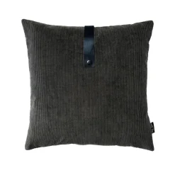 Outlet Louise Smærup - Pude, corduroy - Dark Grey (50x50 cm.)