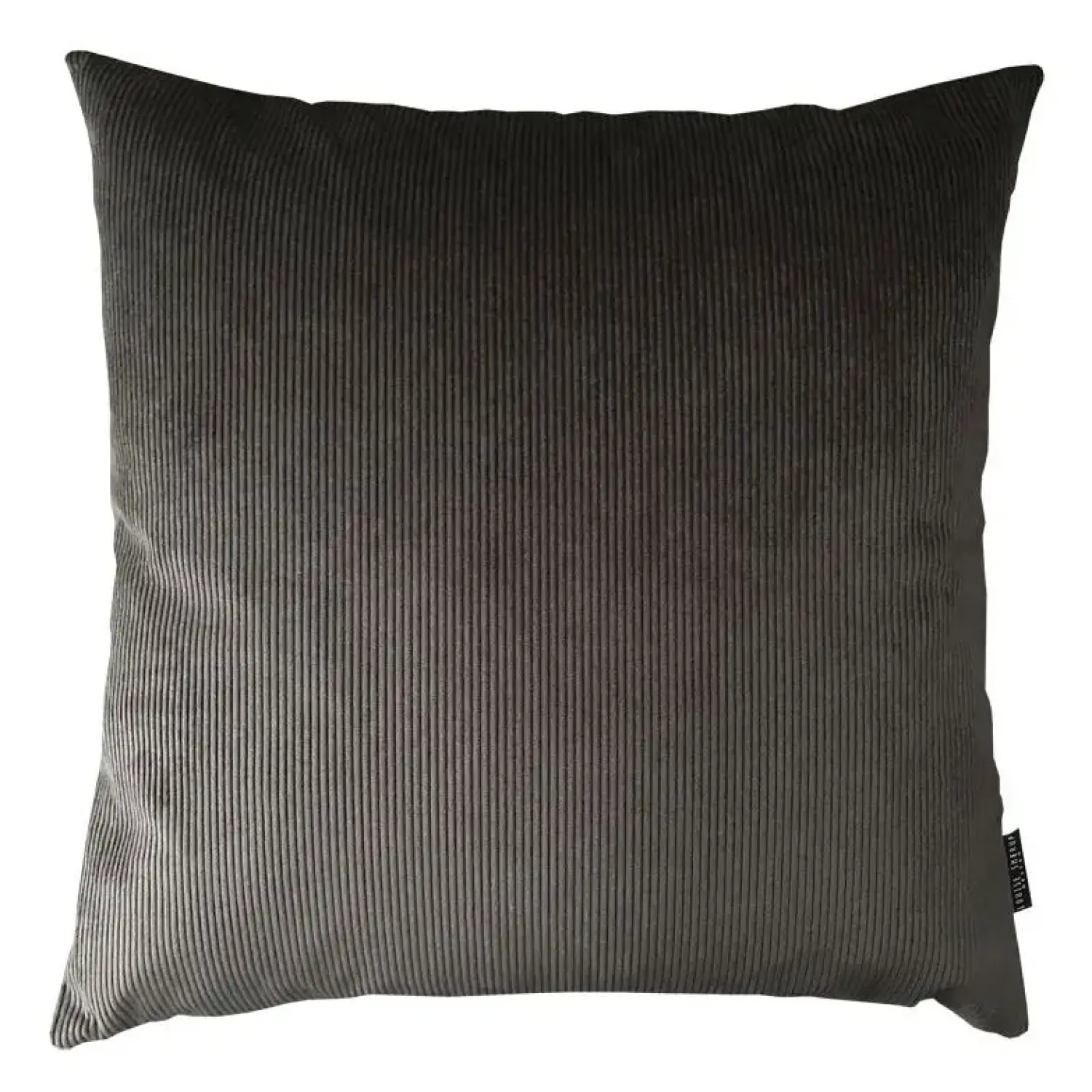 New Louise Smærup - Pude, fløjl u. strop - Taupe (50x50 cm.)