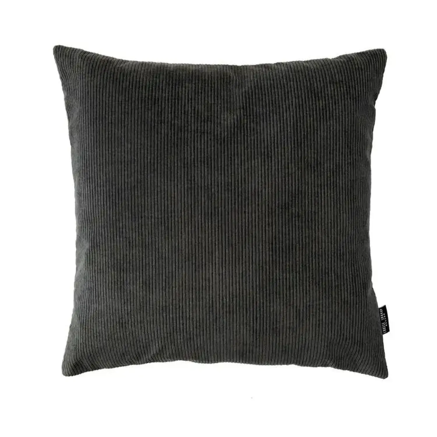 New Louise Smærup - Pude, fløjl u. strop - Dark Grey (50x50 cm.)