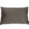 Clearance Louise Smærup - Pude Velvet - Taupe (80x50 cm) (grålig)
