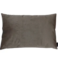 Clearance Louise Smærup - Pude Velvet - Taupe (80x50 cm) (grålig)